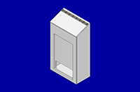 15 Inch (in) Length and 10 Inch (in) Width Bootie Dispenser