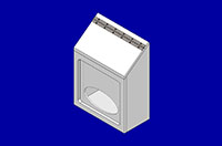 12 Inch (in) Length and 6 Inch (in) Width Bootie Dispenser