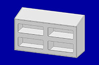 14 Inch (in) Length and 42 Inch (in) Width Bootie Dispenser
