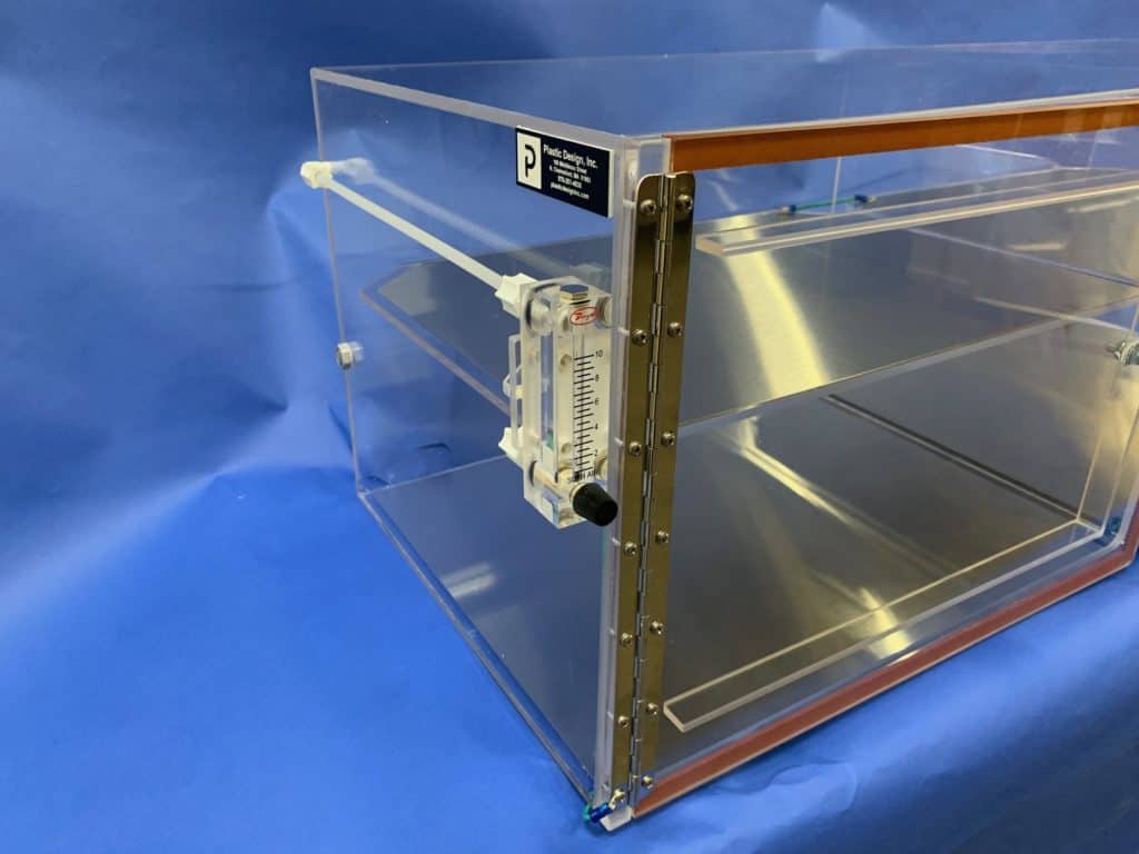 Perforated plexiglass box - CUSTOM ACRYLIC FABRICATION